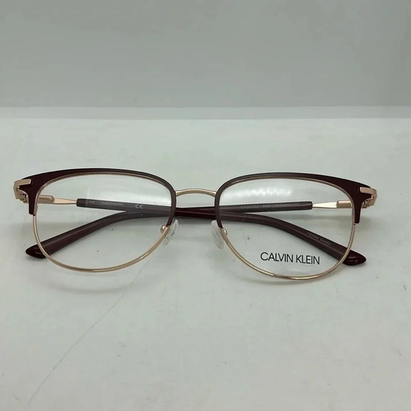 Calvin Klein CK20303  Unisex Eyeglasses Frames RXable. Satin Burgundy NWT - Picture 6 of 7
